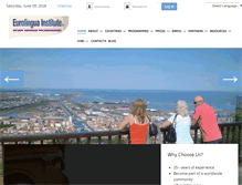 Tablet Screenshot of eurolingua.com
